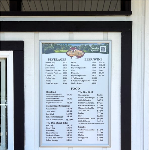 Menus